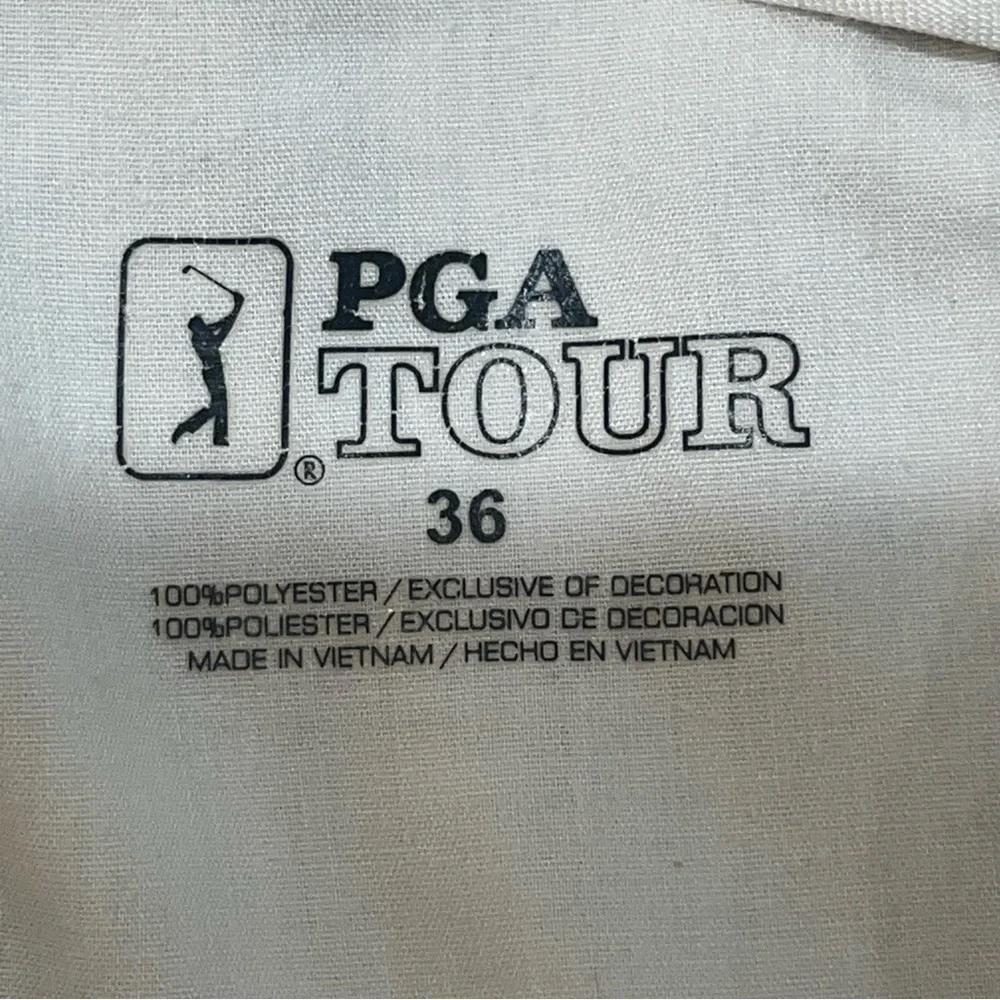 PGA Tour Men’s Plaid Golf Shorts 36 - Navy Blue
